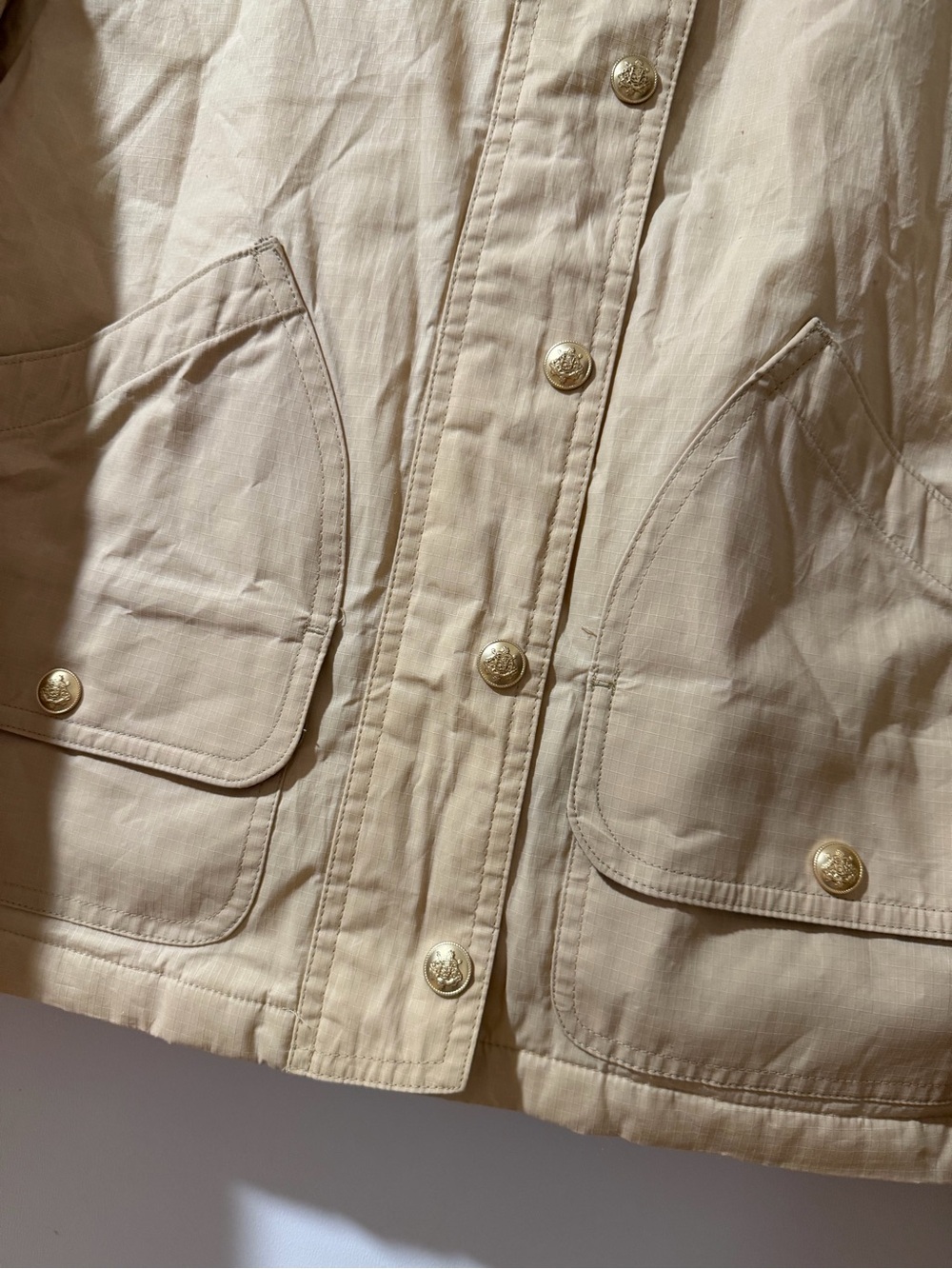 J.Crew Short Barn Jacket in English ripstop cotton Sz Small - Picture 4 of 14